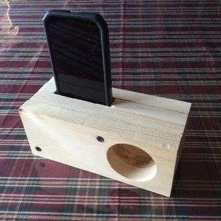 Android Passive Amplifier Speaker : 6 Steps (with Pictures) - Instructables Diy Phone Speaker Amplifier, Wooden Speaker Box Design, Passive Phone Speaker, Wood Phone Speaker, Cell Phone Amplifier Wood Diy, Wood Speakers Design, Iphone Speaker Wood, Phone Speaker Diy, Phone Speaker Amplifier