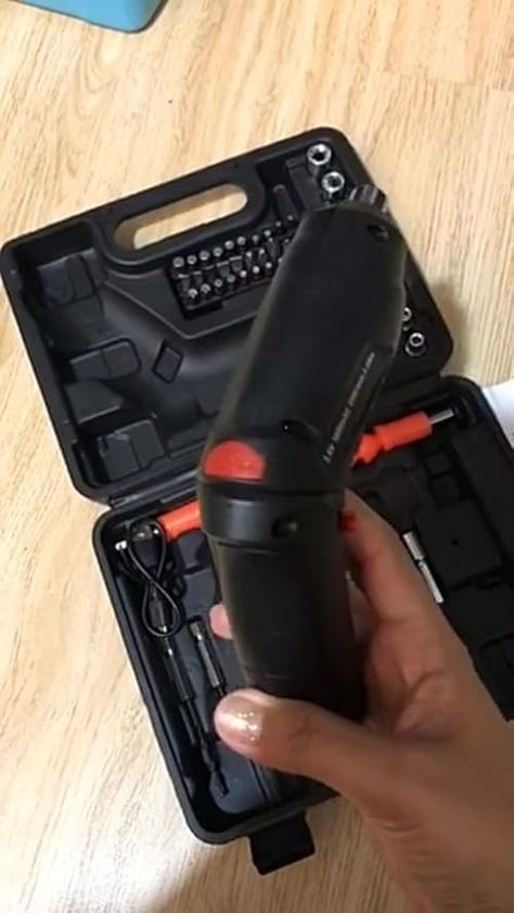 Check out this video Electric Screwdriver Portable Set from Am Boy Electric Screwdriver, Screwdriver, Electricity