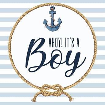 Ahoy It's A Boy: Nautical Baby Shower Guest Book + BONUS Gift Tracker Log and Keepsake Pages | Advice for Parents Sign-In Ahoy Its A Boy, Advice For Parents, Gift Tracker, Baby Boy Swag, Nautical Baby Shower, Baby Shower Guest Book, Nautical Baby, Baby Shower Guest, Book Of The Month