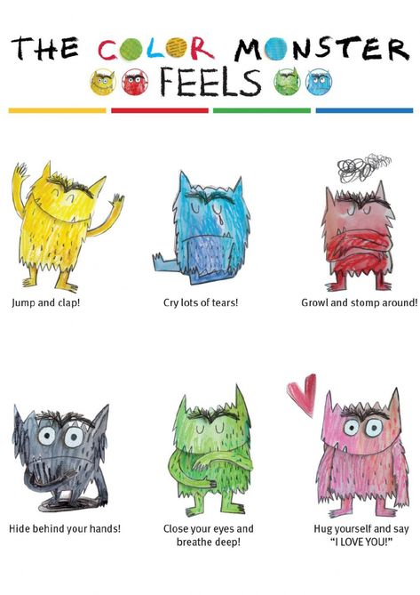 Colour Monster - Interactive worksheet The Color Monster, Identify Emotions, Colour Monster, Emotional Activities, Color Monster, Emotions Preschool, Monster Activities, Feelings Activities, Eyfs Classroom