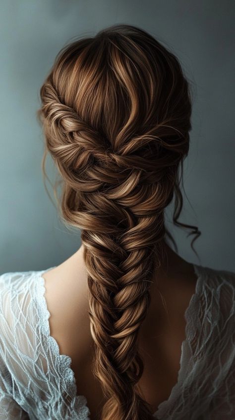 Stunning Braided Hairstyles for Every Occasion Braided Hairstyles For Bridesmaids, Long Wedding Braid Hairstyles, Mother Of The Bride Hair Braid, Hairstyle Formal Elegant, Bride Updo With Braid, Wedding Hairstyles Fishtail Braid, Braided Wedding Hairstyles Brunette, Bride Braids Hairstyles, French Bride Hairstyles