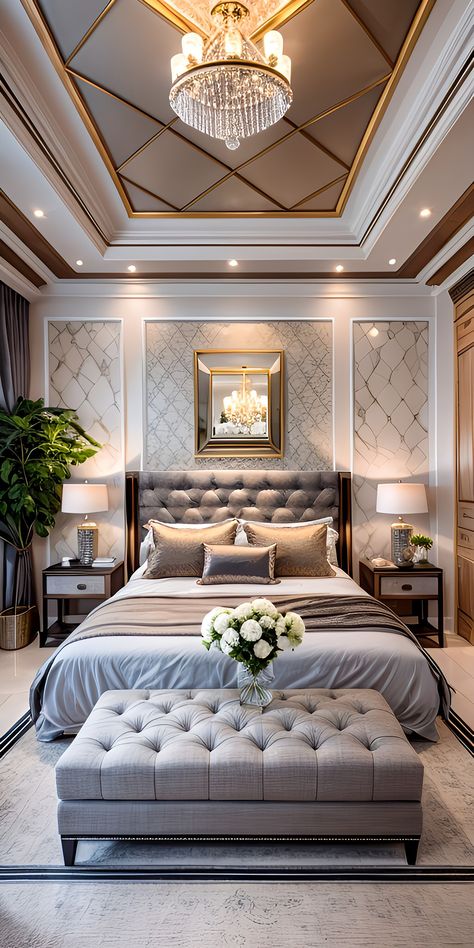 Luxury Bedroom Master With Balcony, Luxury Hotel Room Bedroom Suites Interior Design, Piopi Designs For Bedroom, Luxury Master Bedrooms Decor Classy, Hotel Room Design Luxury Modern, Bad Design Bedrooms Beds, Classy Bedroom Ideas For Couples, Luxury Master Bedrooms Decor, Luxury Hotel Room Bedroom Suites