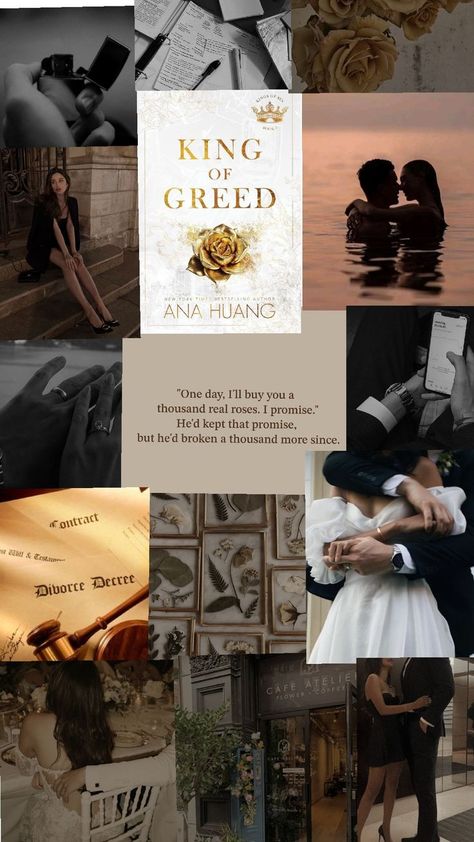 King Of Greed Book Aesthetics, Fae Art, Book Collage, Book Tok, Romance Series Books, You're Mine, Dark Books, Series Books, Book Board