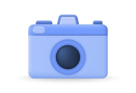 Cute Camera Icon, Light Blue Camera Icon, Camera Png Icon, 3d Camera Icon, Neon Blue Camera Icon, Camera Vector, 3d Film, Camera Illustration, 3d Camera