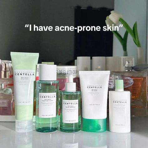 #affiliate Self Renewal on Instagram: "CENTELLA products for acne prone skin  #skincarrdaily #skincare #skincareproducts #koreanskincare #koreanproducts #sensitive #centel… in 2024 | Acne prone, Acne prone skin, Korean skincare Centella Skincare, Products For Acne Prone Skin, Skincare Organiser, Products For Acne, Korean Skin Care Secrets, Acne Prone Skin Care, Face Skin Care Routine, Basic Skin Care Routine, Perfect Skin Care Routine