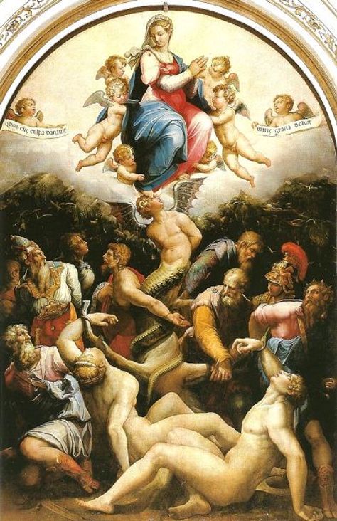 HISTORY | Santi Apostoli | Florence Giorgio Vasari, The Immaculate Conception, Immaculate Conception, Johannes Vermeer, Sea Art, Adam And Eve, European Art, John The Baptist, American Artists