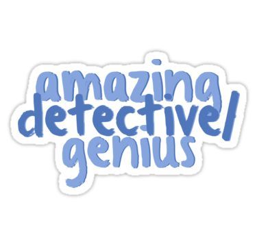 b99 - amazing detective/genius Sticker Brooklyn Nine Nine Stickers, Brooklyn 99 Stickers, Brooklyn 99, Music Stickers, Notebook Stickers, Brooklyn Nine Nine, Stickers For Sale, Hardcover Notebook, Sticker Collection