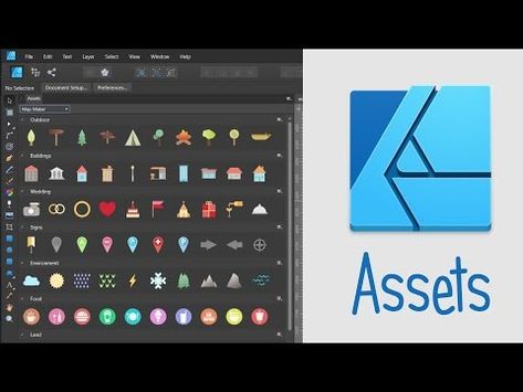 (40) Studio Assets Panel in Affinity Designer Tutorial - YouTube Affinity Designer Tutorial, Affinity Designer, Graphic Designing, Photo Editing Software, Editing Software, Free Stuff, Flat Design, The View, Photo Editing