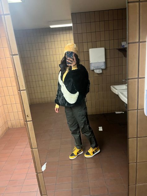 Jordan 1 Pollen Outfit, Jordan 1 Electro Orange Outfit, Pollen 1s Outfit, Pollen Jordan 1 Outfit, Jordan 1 Volt Gold Outfit, Taxi Jordan 1 Outfit, Yellow Jordan 1s Outfit, Jordan 1s Outfit Women, Jordan 1 Outfit Women Summer