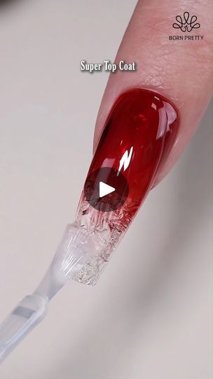 Jelly Red French Tip Nails, Red Jelly Nails Tutorial, Red Jelly Gel Nails, Jelly Gel Nail Designs, Jelly Burgundy Nails, Clear Glass Nail Designs, Wine Red Jelly Nails, Jelly Nail Designs, Clear Jelly Nails