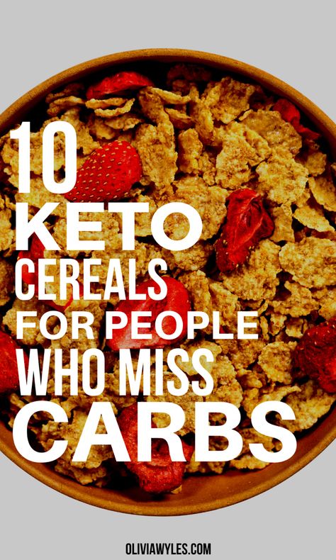 Low Carb Vegetables List, Low Carb Keto Breakfast, Low Carb Cereal, Keto Cereal, Low Carb Drinks, Keto Tips, Keto Crockpot Recipes, Low Carb Meal, Keto Recipes Ketogenic