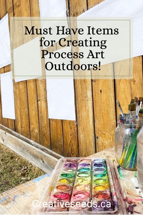 Bringing creativity and art to the outdoors this summer! Transform your backyard into an outdoor art studio with ! From outdoor play to kid-friendly summer activities and fun things for kids to do outside, there are nature crafts for everyone to enjoy! Art Provocations, Art Area, Color Crayons, Liquid Watercolor, Black Acrylic Paint, Outdoor Crafts, Ink In Water, Outdoor Paint, After School Program