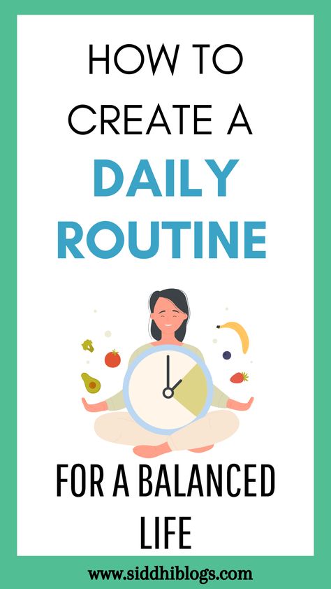 Get ideas to create your own version of your daily routine. This guide will help you create a daily routine that is balanced and optimises your wellbeing. Delve into self-care, productivity, wellness, and time with family. Manage your time easily everyday with this short and simple routine for your wellbeing. #dailyroutine #lifegoals #goodhabits How To Create Good Habits Daily Routines, Create Good Habits, Creating Routines, Simple Routine, A Daily Routine, Airbnb Promotion, Manage Your Time, Habits Of Successful People, Success Habits