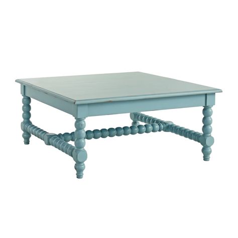 Shown in Robins Egg Blue Available in all wood finishes Dimensions: W41½ D41½ H19 Tear sheet Nautical Coffee Table, Cottage Bungalow, Alder Wood, French Grey, Robins Egg, Robins Egg Blue, Grey Wash, House Made, Burke Decor