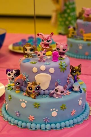 Littlest Pet Shop Party Ideas Shop Party Ideas, Unicorn Recipes, Lps Cakes, Kawaii Room, Cakepops, Littlest Pet Shop, Cute Cakes, Birthday Girl, Lps