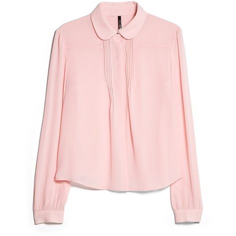 Pleats Chiffon Shirt ($27) ❤ liked on Polyvore Long Sleeve Chiffon Shirt, Girly Clothes, Office Blouse, Pink Shirts, Chiffon Blouses, Pink Long Sleeve Shirt, Pleated Shirt, Pink Chiffon, Closet Goals