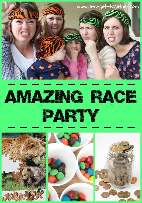 Amazing Race Ideas, Party Challenges, Amazing Race Challenges, Amazing Race Games, Challenges Ideas, Amazing Race Party, The Amazing Race, Race Party, Youth Activities