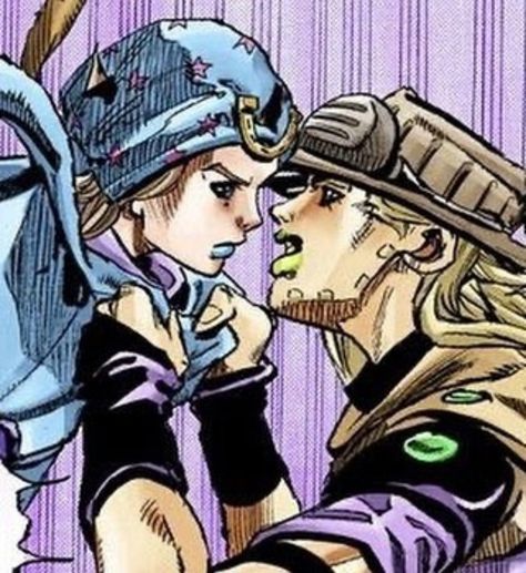 Gyro Zeppeli, Johnny Joestar, Jojo Parts, Ball Run, Nagito Komaeda, Jojo Bizzare Adventure, Old Art, Jojo Bizarre, Jojo's Bizarre Adventure