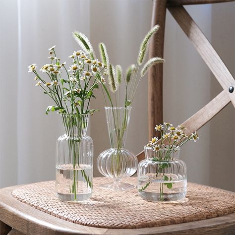 Scandinavian Table, Bubble Bottle, Vase Transparent, Mini Terrarium, Glass Flower Vase, Flower Bottle, Deco Studio, Glass Bottles Decoration, Glass Flower Vases