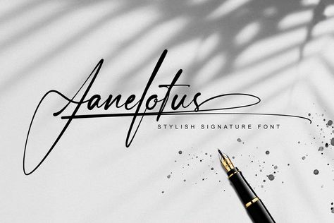 Janelotus Signature Font is a perfect font, with a natural flow which will make you fall in love with its incredibly timeless style. The post Free Janelotus Signature Font appeared first on Creativetacos. Letterhead Format, Fall Fonts, Logo Handwritten, Fonts Handwriting, Label Photography, Signatures Handwriting, Cool Signatures, Font Packs, Photography Watermark