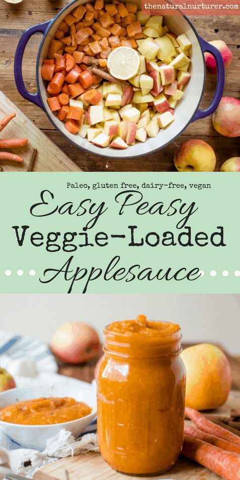 Butternut Squash And Apples, Delicious Veggies, Homemade Applesauce, Healthy Toddler Meals, Easy Veggie, Hidden Veggies, Fall Flavors, Nutrient Dense, Simple Recipe