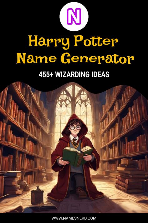 This Harry Potter name generator will give you random ideas. Perfect for fan-fiction writing, games like Hogwart’s Legacy, and role-playing. Hogwarts Name Ideas, Hogwarts Legacy Name Ideas, Harry Potter Last Names, Harry Potter Name Ideas, Harry Potter Name Generator, Witch Name Generator, Harry Potter Names, Harry Potter Witch, Hogwarts Games