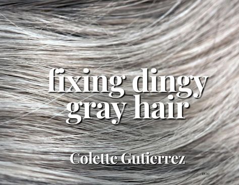 Grey Hair Turning Yellow, Silver Grey Hair Dye, Brighten Gray Hair, Grey Hair And Glasses, Grey Hair Dye, Grey Hair Transformation, Gorgeous Gray Hair, Hair Mistakes, Very Short Haircuts