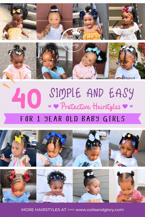 Styling Baby Girl Hair, 6 Month Hair Styles Baby Girl, Baby Hair Styles Black, Easy Hairstyles For Baby Girl Hair, 8 Month Old Hair Styles Girl Black, Hairstyles For Infant Girls Baby Black, Babies Hairstyles Girl Black, Hairstyles For 1 Year Baby Girl Black Braids, Cute Baby Hairstyles 1 Year