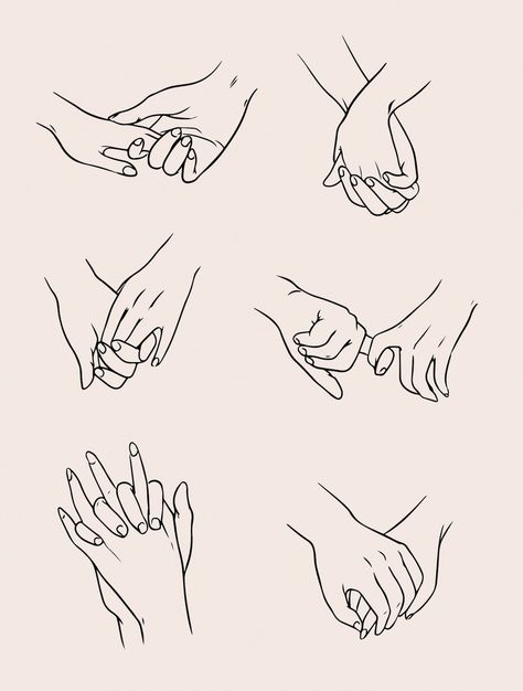 Holding Hands Sketch, Hand Holding Tattoo, Couples Holding Hands, Mains Couple, Holding Hands Drawing, People Holding Hands, Girls Holding Hands, Hands Drawing, Futurisme Retro