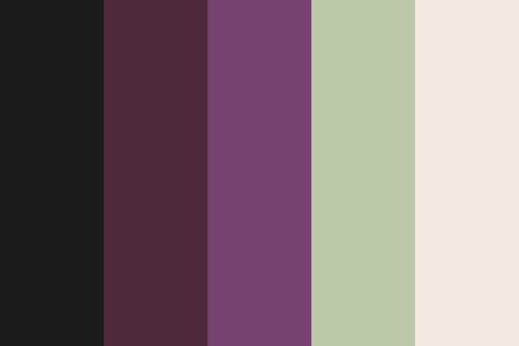 Forgotten Garden Color Palette Pastel Goth Color Palette, Goth Color Palette, Garden Color Palette, Pallete Color, Hex Color Palette, Gothic Garden, Color Pallete, Green Colour Palette, Hex Colors