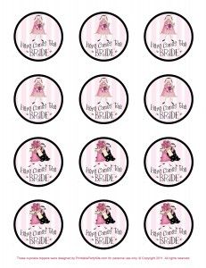 bridal shower cupcake topper decorations Wedding Cupcake Toppers Printable, Wedding Cake Topper Printable, Bride Cupcakes, Bridal Cupcakes, Bridal Shower Cupcakes Toppers, Cupcake Toppers Template, Cupcake Toppers Free, Cupcake Flags, Bridal Shower Cake Topper