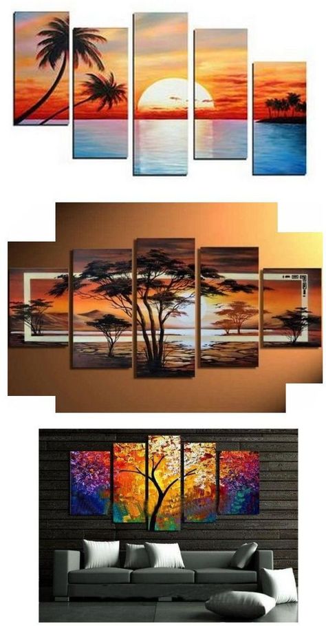 Moder Paintings, Multiple Canvas Paintings, Bedroom Art Painting, Huge Art, Huge Wall Art, 5 Piece Canvas Art, Abstract Wall Art Painting, Extra Large Canvas Art, Large Paintings