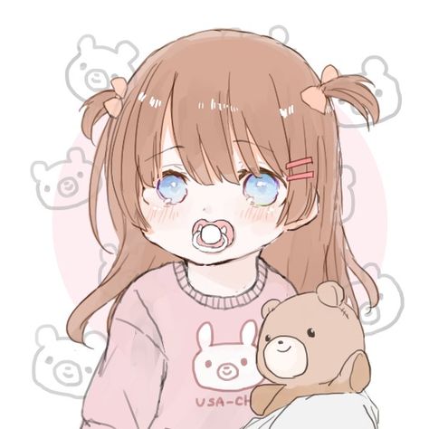 Cute Picrew, Profile Picture Cute, Anime Toon, Anime Base, Anime Child, Anime Baby, Arte Animal, Childhood Friends, Kids Pictures