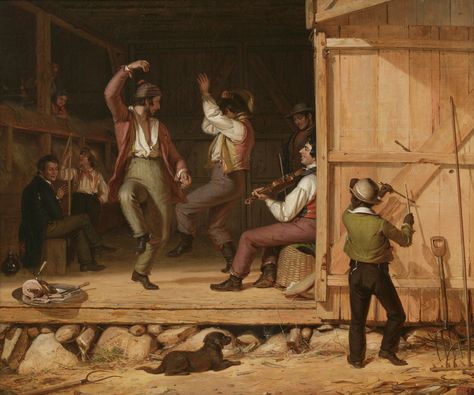 Dance of the Haymakers (Music is Contagious) by William Sydney Mount American Folk Music, Usa Country, Dance Paintings, Music Piano, Art Ancien, Concert Festival, American Painting, Borders For Paper, Oil Painting Reproductions