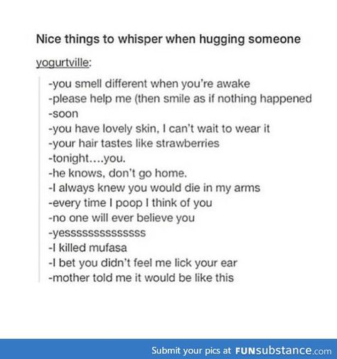 You smell different when you're awake Hate Valentines Day, Double Meaning, Book Pins, Funny Thoughts, Funny Tumblr Posts, Creepy Cute, Tumblr Funny, Just Amazing, Funny Posts