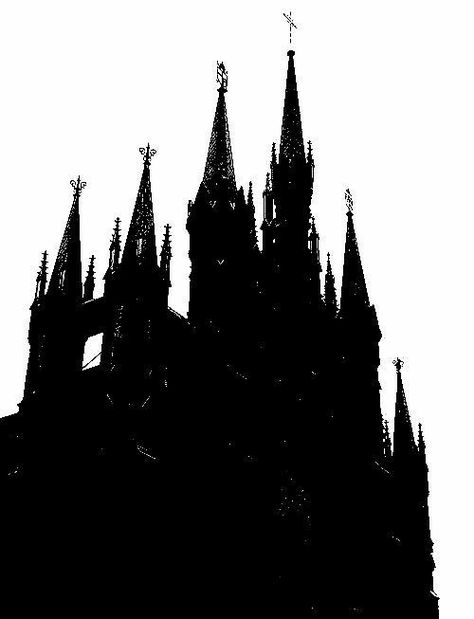 White Goth Aesthetic, Goth Castle, Goth Architecture, Church Tattoo, Castle Tattoo, Tattoo Filler, White Goth, Dark Castle, Gothic Castle