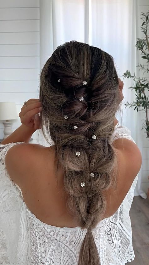 Bridal Braided Ponytail Hair Tutorial: The Ultimate Guide Wedding Hairstyles With Extensions, Hairstyles With Extensions, Wedding Ponytail Hairstyles, Bridal Ponytail, Bridal Hairstyles With Braids, Ponytail Hairstyle, Easy Hair Updos, Hair Braid Videos, Long Hair Wedding Styles