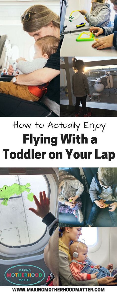 See how to decrease your stress flying with a toddler on your lap and actually enjoy it. Traveling with a 2-year-old on a plane can truly be fun using these detailed tips from a mom who has traveled with two toddlers many times. Visit makingmotherhoodmatter.com to get my best tips for flying with a lap child. #familytravel #travelwithkids #familyvacation #disneyworld #disneyland #vacationideaswithtoddlers #flyingwithtoddlers Via @AmyatMMM Travel Tips With Toddlers, Vacation Board, Flying With A Toddler, Tips For Flying, Auntie Life, Airplane Activities, Arizona Trip, Flying With Kids, Flying With A Baby