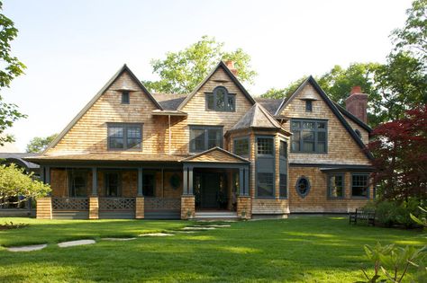 Traditional  by Heide Hendricks Heide Hendricks, Massachusetts Home, Oak Fireplace, Shingle Style Homes, Porch Roof, Tudor Style Homes, Tudor Style, Craftsmen Homes, Swimming Pools Backyard