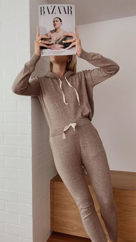 Take your loungewear game up a level with our Rory Knitted Hoodie. Match Rory back with our Chloe Knit Pants, and layer with jackets for your comfiest look yet. This is our favourite outfit for travelling in, or lounging around on the couch in. Pair with one of our beanies or cardigans and you'll be warm all winter. Womens Knitwear, Knitted Hoodie, Outfit For Travel, Natural Plant, Knit Hoodie, Knit Pants, Womens Fall, Knitwear Women, Color Set