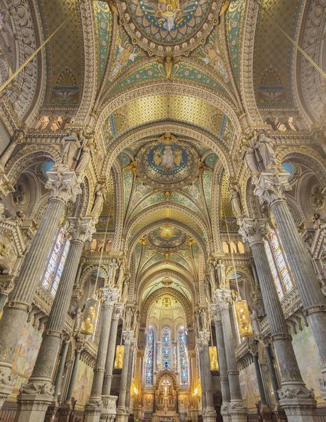 15 of the Most Beautiful Church Ceilings From Around the World Peterborough Cathedral, Exeter Cathedral, Sainte Chapelle Paris, Ely Cathedral, Roman Church, Church Aesthetic, Cathedral Architecture, Cathedral Church, Lyon France