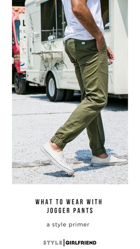 Fellas, the jogger pants trend is officially here to stay. If you've been curious about the athleisure style, check out this primer with outfit inspiration from the team at Style Girlfriend | athleisure outfits, joggers men, casual outfits for men, casual style for men, how to dress well on the weekends, weekend style for guys, weekend style for men, off-duty style for guys, men's weekend style, spring style for guys Joggers Men Outfit, Olive Jogger Pants, Mens Joggers Outfit, Athleisure Inspiration, How To Wear Joggers, Style Girlfriend, Jogger Pants Outfit, Pants Outfit Men, Matthew Daddario