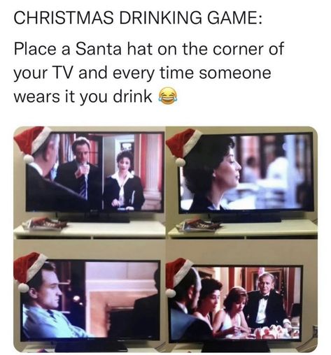 Christmas Drinking Games, Movie Drinking Games, Drinking Games For Parties, Christmas Drinking, Drinking Game, Fun Party Games, Christmas Movie, Memes Humor, Drinking Games