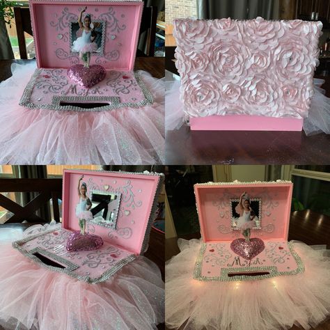 Ballet Valentines Boxes, Dancer Valentines Box Ideas, Ballerina Valentines Boxes, Princess Valentines Day Boxes, Unique Valentine Box Ideas, Ballet Crafts, Princess Valentines, Diy Valentines Box, Valentine Boxes For School