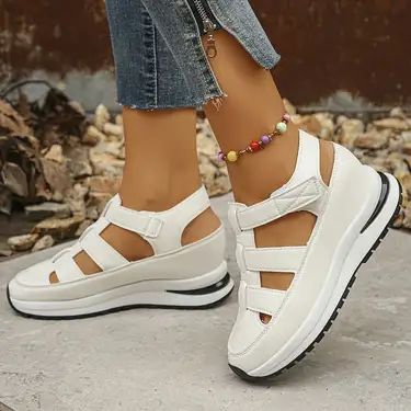 Velcro Sandals, Orthopedic Sandals, Better Posture, Sole Shoes, Platform Wedge Sandals, Summer Style Casual, Sport Sandals, Casual Sandals, College Outfits