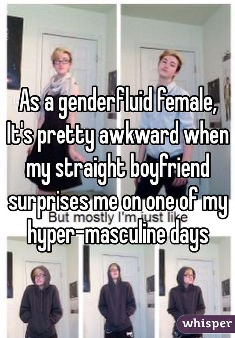 Genderfluid People, Genderfluid Art, Boyfriend Surprises, Hyper Masculine, Genderfluid Flag, Genderfluid Pride, Lgbtq Quotes, Surprise Boyfriend, Lgbt Memes