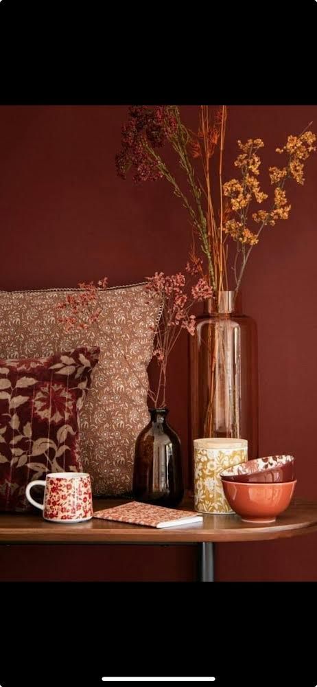 Fall Tones Living Room, Terracotta Interior Design, Home Living Room Ideas, Colorful Interior, Bedroom Red, Amazing Home, Living Room Ideas, My New Room, Room Colors