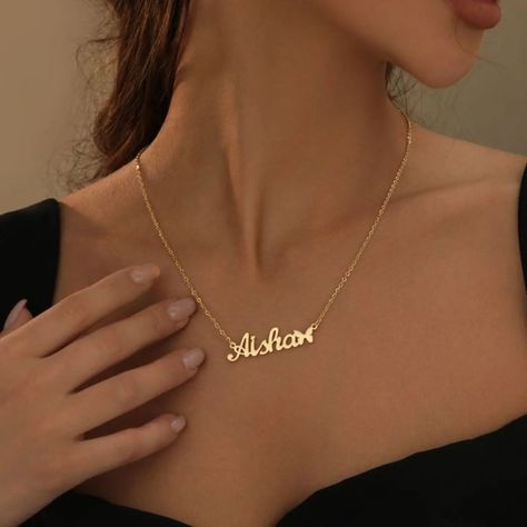 Golden pendant with personalised name Free delivery on all orders DM us to order now. #gift #pendant #customisedgifts #giftforhim #giftforher #giftplanet Golden Pendant, Customised Gifts, July 28, Order Now, Planets, Free Delivery, Hairstyles, Pendant, Gold