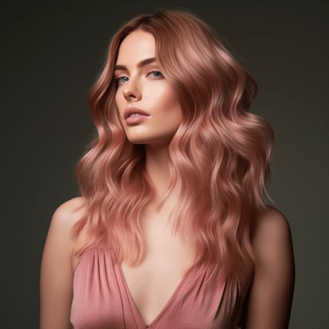 Soft Pink Hair, Hair Color Ideas For 2023, Dark Strawberry Blonde Hair, Trending Hair Colors, Rose Hair Color, Color Ideas For Black Women, Loreal Hair Color, Pink Hair Color Ideas, Pink Hair Color