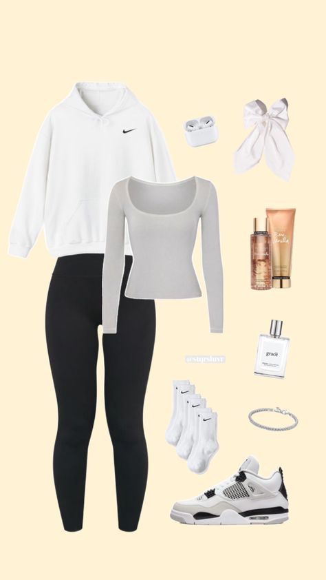 outfit inspo , nike , air jordan shoes , accessories , styleboard Cleangirl Outfit, Victoria's Secret Perfume, Nike Air Jordans, Blazer Outfits, Basic Outfits, Nike Outfits, Style Board, Victoria’s Secret, Outfit Inspirations